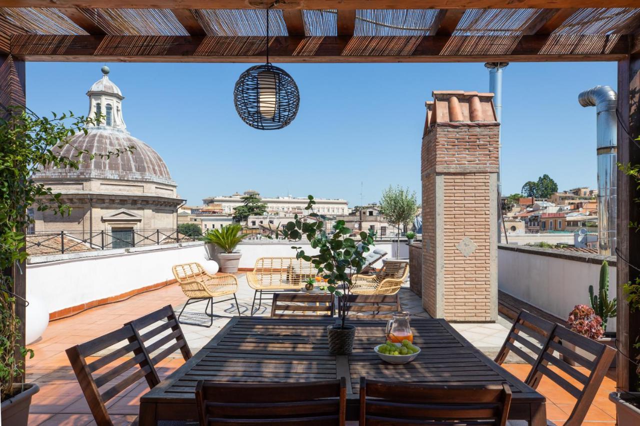 Iflat Monti Penthouse Panoramic View Apartment Rome Luaran gambar