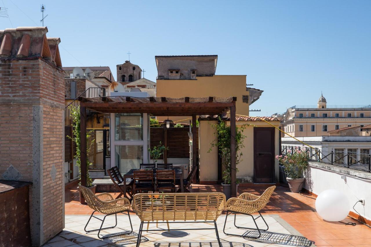 Iflat Monti Penthouse Panoramic View Apartment Rome Luaran gambar