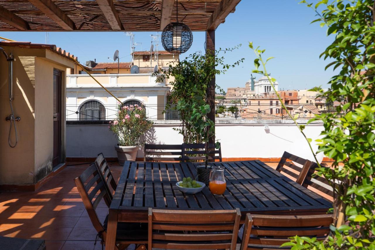 Iflat Monti Penthouse Panoramic View Apartment Rome Luaran gambar
