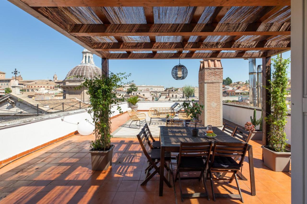 Iflat Monti Penthouse Panoramic View Apartment Rome Luaran gambar