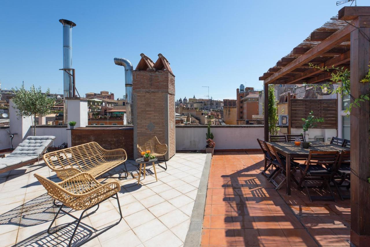 Iflat Monti Penthouse Panoramic View Apartment Rome Luaran gambar