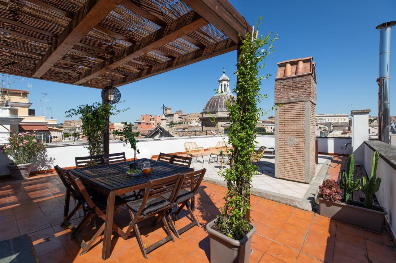 Iflat Monti Penthouse Panoramic View Apartment Rome Luaran gambar